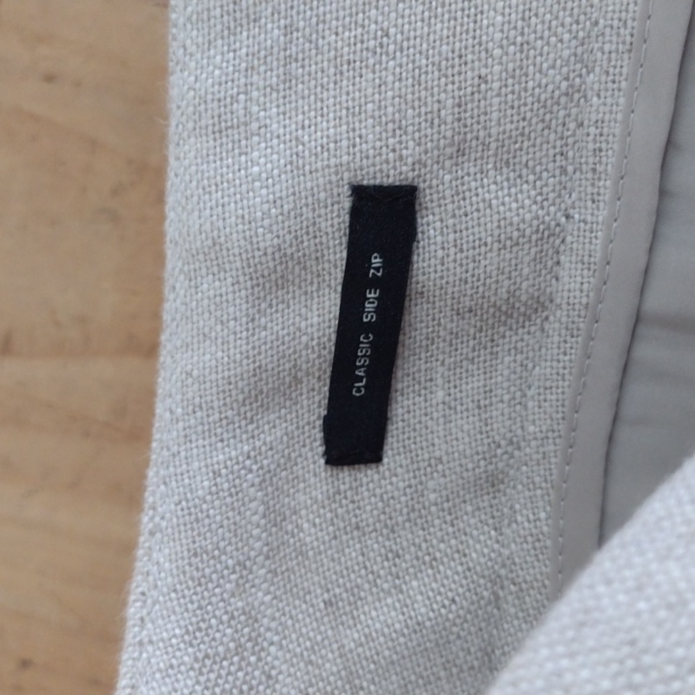 Talbot's Pure Irish Linen Classic Side Zip Ankle Pants Size 2 NEW - Picture 7 of 11